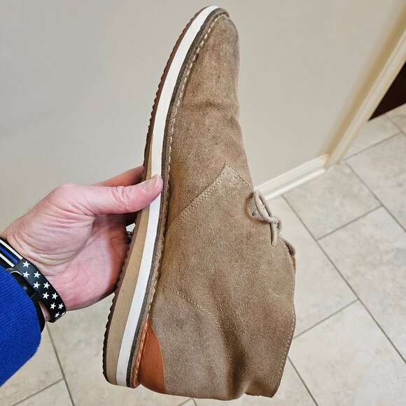 Greats Men's Suede Chukka Boots, Tan, Sz 13 - Picture 11 of 16